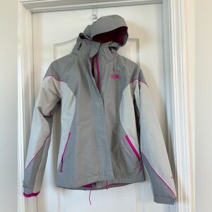 The North Face Women’s Gray/Pink Ski Jacket